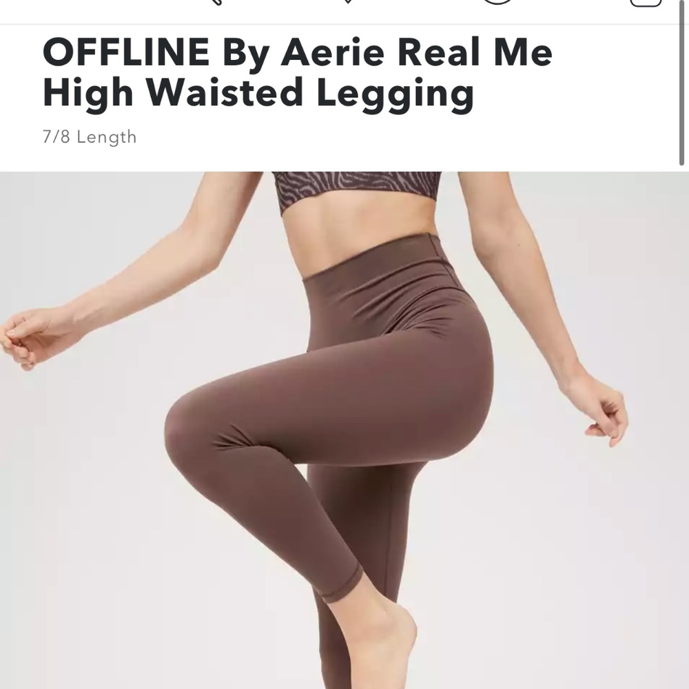 Aerie offline real me high waisted legging
